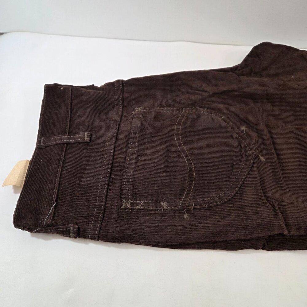 Lee Riders Boot Cut Corduroy Men's Pants Boot Cut Flare Brown NWT Vintage - Picture 14 of 15